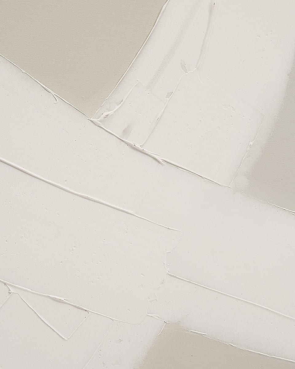 Brushwork on a hand-painted canvas